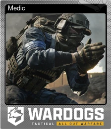 WARDOGS Medic foil trading card