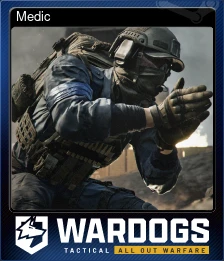 WARDOGS Medic trading card