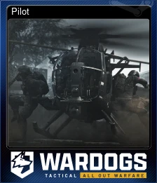 WARDOGS Pilot trading card
