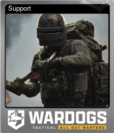 WARDOGS Support foil trading card