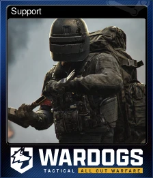 WARDOGS Support trading card