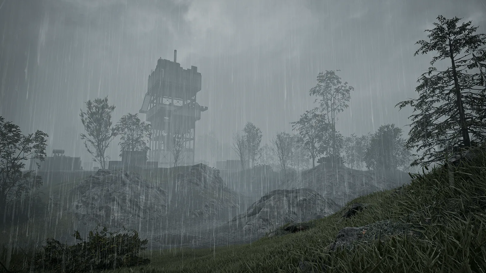 Rain reduces spotting range