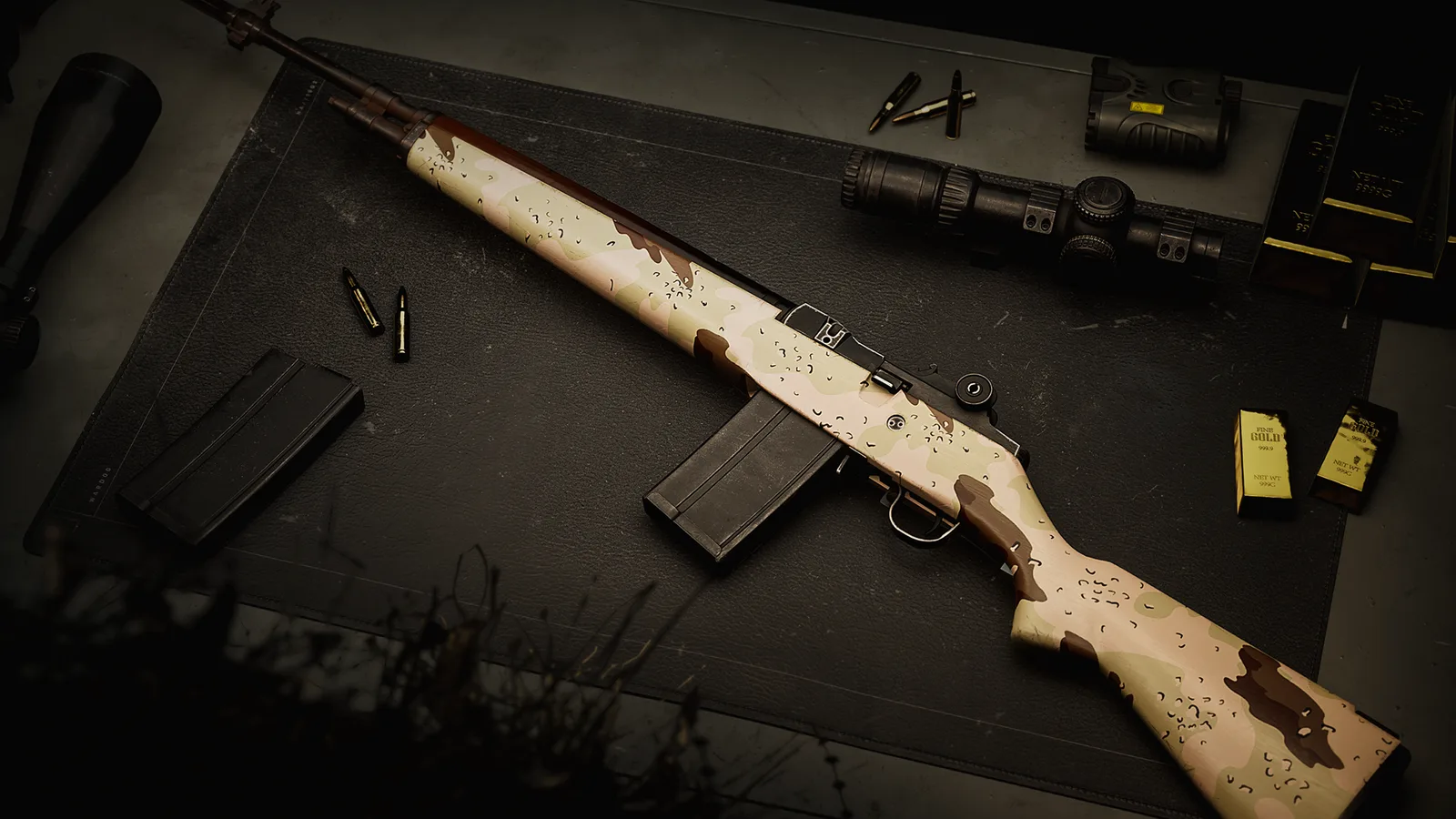 Chocolate Chip camo on the M14