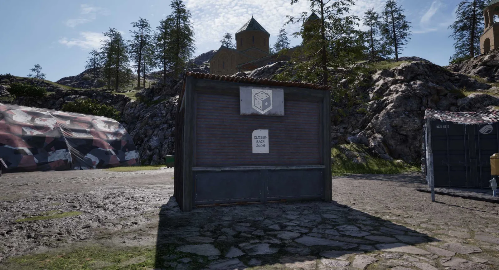 The Wager vendor stand: Closed, back soon