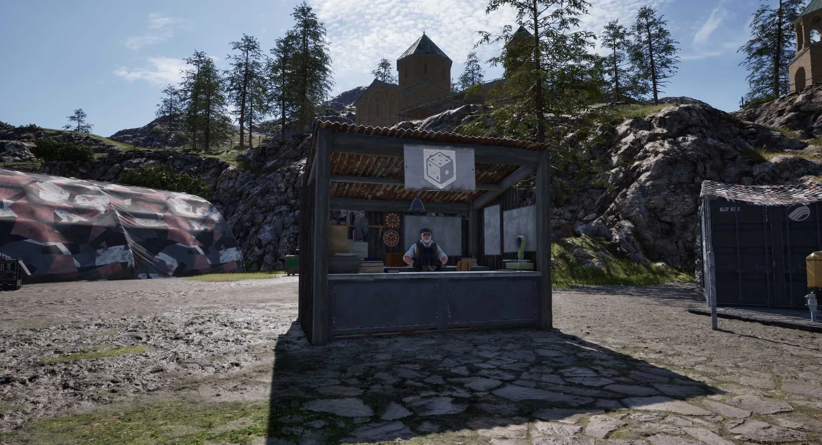 The Wager vendor, opening later in Season 2